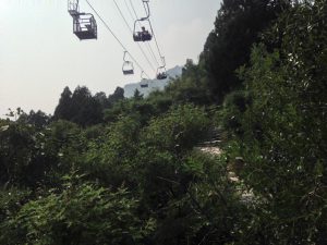 Cable car to Xiang Shan (Incense Burner Peak)